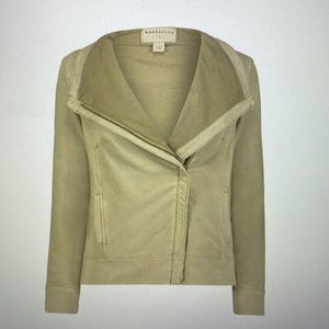 Marrakech Kellie Suede French Terry Moto Jacket XS